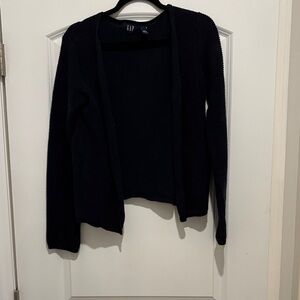 Vintage GAP Women's Navy 100% Cotton  Cardigan